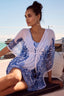Sea Life Caftan Cover Up