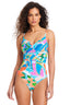 Captiva Island Draped One Piece Swimsuit