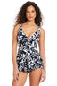 Opposites Attract Ruffle Swim Dress
