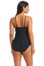 Solid Essentials Geometric One Piece Swimsuit