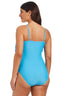 Solid Essentials Geometric One Piece Swimsuit