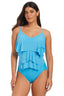 Solid Essentials Geometric One Piece Swimsuit