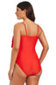 Solid Essentials Geometric One Piece Swimsuit