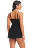Solid Essentials Cowl Neck Swim Dress - Beyondcontrolswimwear