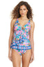 Artistic Paisley Cascade Tankini Top
