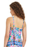 Artistic Paisley Cascade Tankini Top