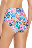 Artistic Paisley High Waist Bikini Bottom