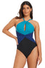 Colorblock One Piece Swimsuit