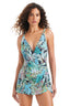 The Cloud Forest Surplice Swim Dress
