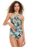 The Color Spectrum High Neck Tankini W/ Ring