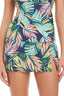 The Color Spectrum Swim Skirt W/ Side Slit