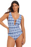 Fine Ikat One Piece Swimsuit