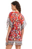 The Flame Plamette V- Neck Caftan