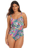 Leaf It To Me Scoop Neck One Piece Swimsuit