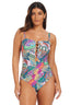 Leaf It To Me Bandeau One Piece Swimsuit