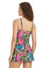 Love Me Or Leaf Me Square Neck Swim Dress