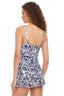 The Paradise Grove Square Neck Neck Swim Dress