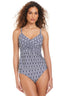 The Purest Form Draped Over The Shoulder Tankini