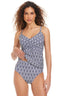 The Purest Form Draped Over The Shoulder Tankini