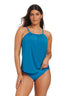 Beyond Tummy Control Solid Essentials High Neck Tankini Top