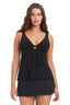 The Solid Essentials Swim Skirt W/Slide Slit