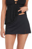 The Solid Essentials Swim Skirt W/Slide Slit