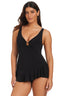 Solid Essentials Ruffle Swim Dress