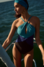 Colorblock One Piece Swimsuit