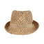 Woven Star Straw Fedora