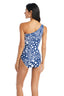 Animal Heaven One Shoulder One Piece Mesh - Beyondcontrolswimwear