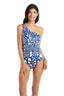 Animal Heaven One Shoulder One Piece Mesh - Beyondcontrolswimwear