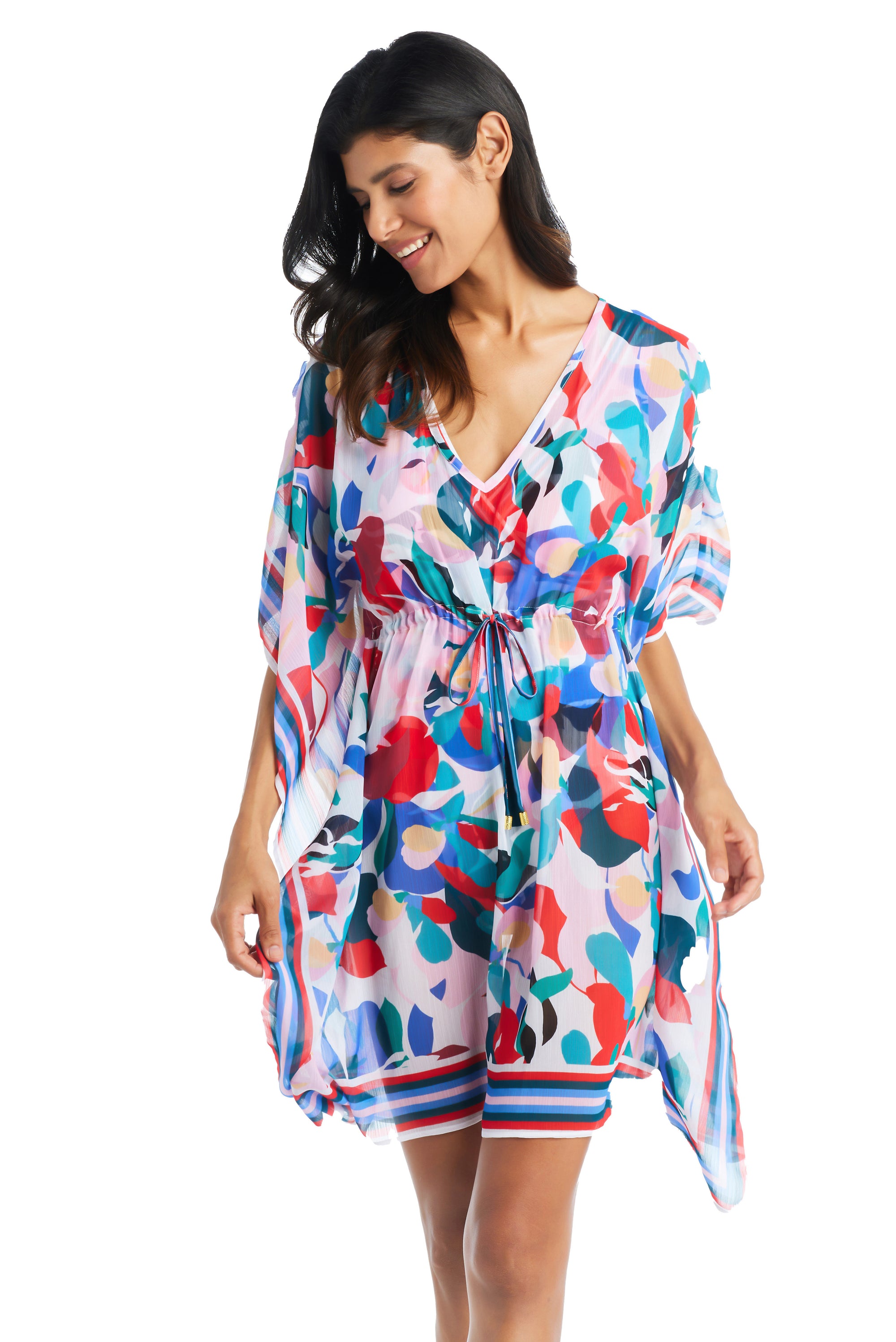 Elastic Tastic Caftan Cover Up - Beyondcontrolswimwear