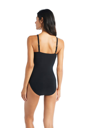 Novelty Rings Over The Shoulder One Piece swimsuit - Beyondcontrolswimwear