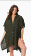 Solid Essentials Shirt Cover up - Beyondcontrolswimwear